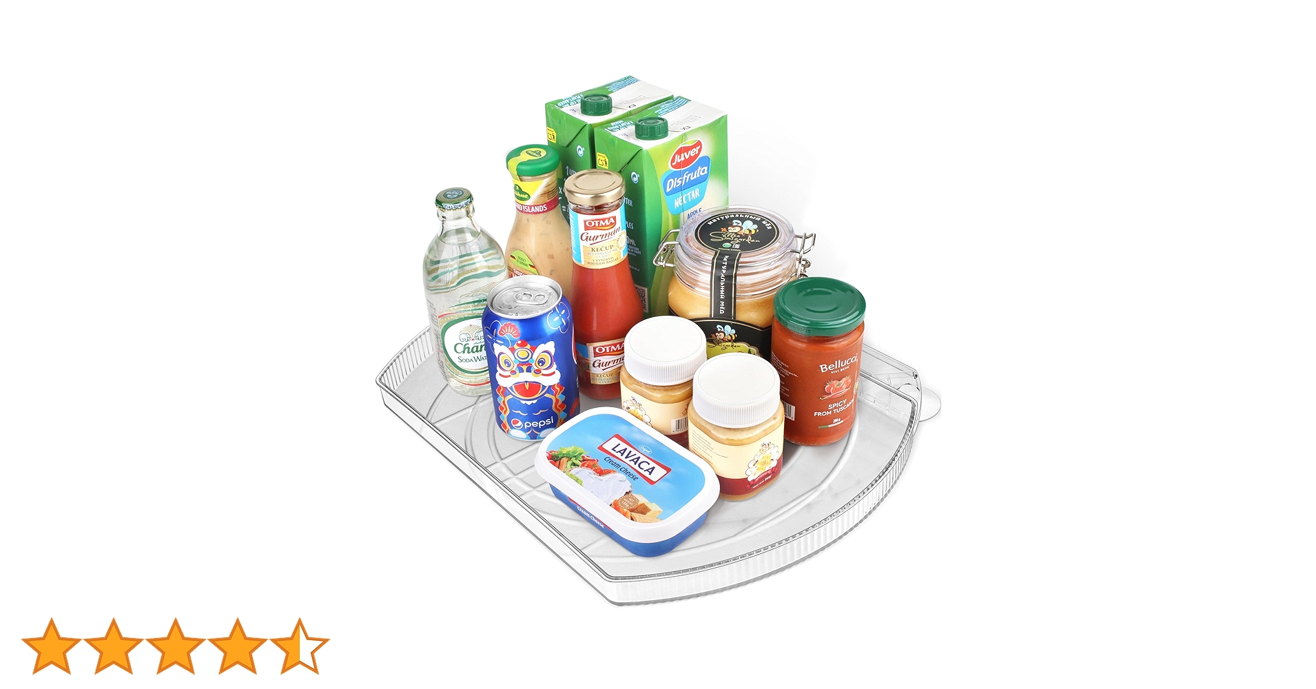 Amazon｜FIRJOY Lazy Susan ターンテーブル 冷蔵庫用 正方形